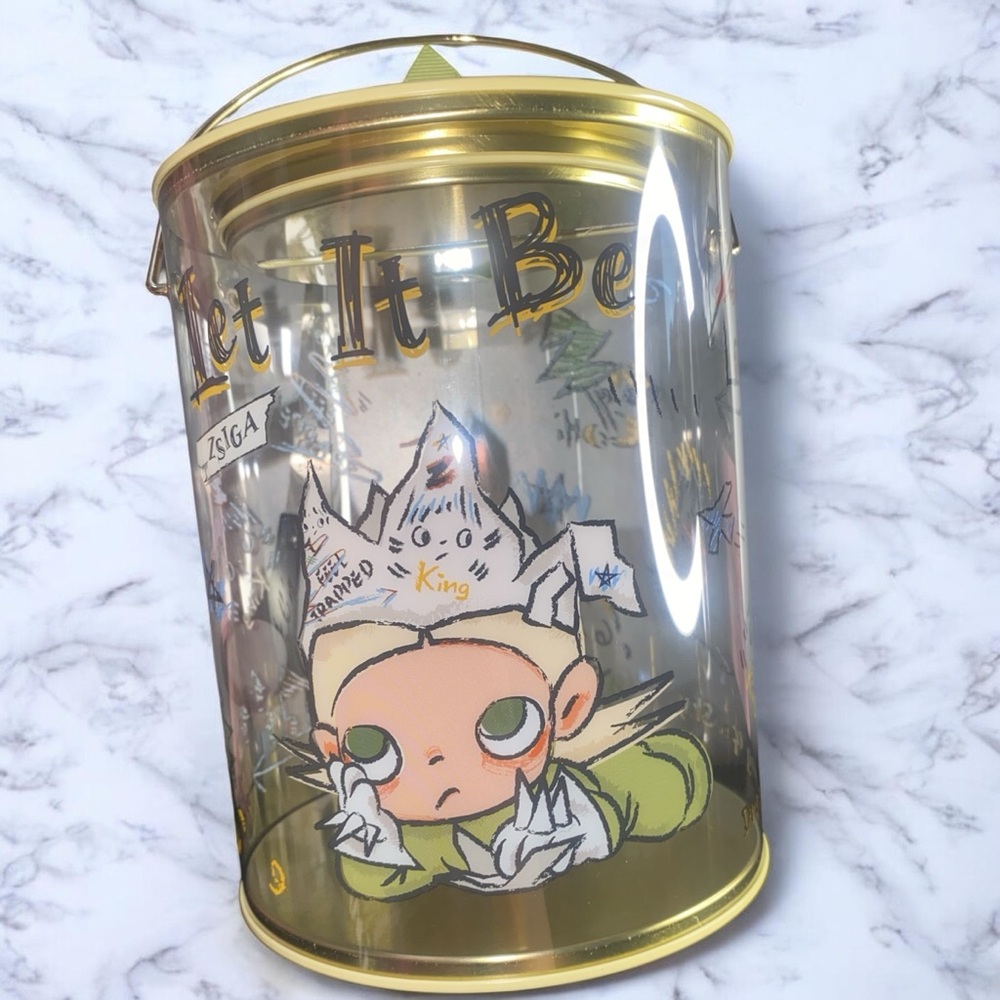 Pop Mart Zsiga Let It Be Series storage jar bucket piggy bank Limited edition